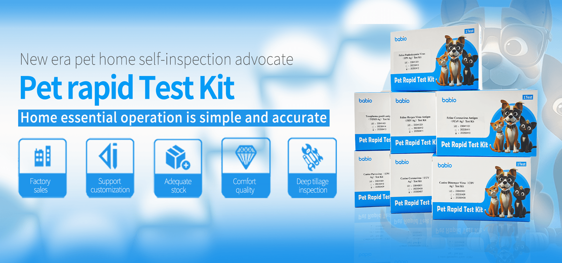 kit rapid test pet