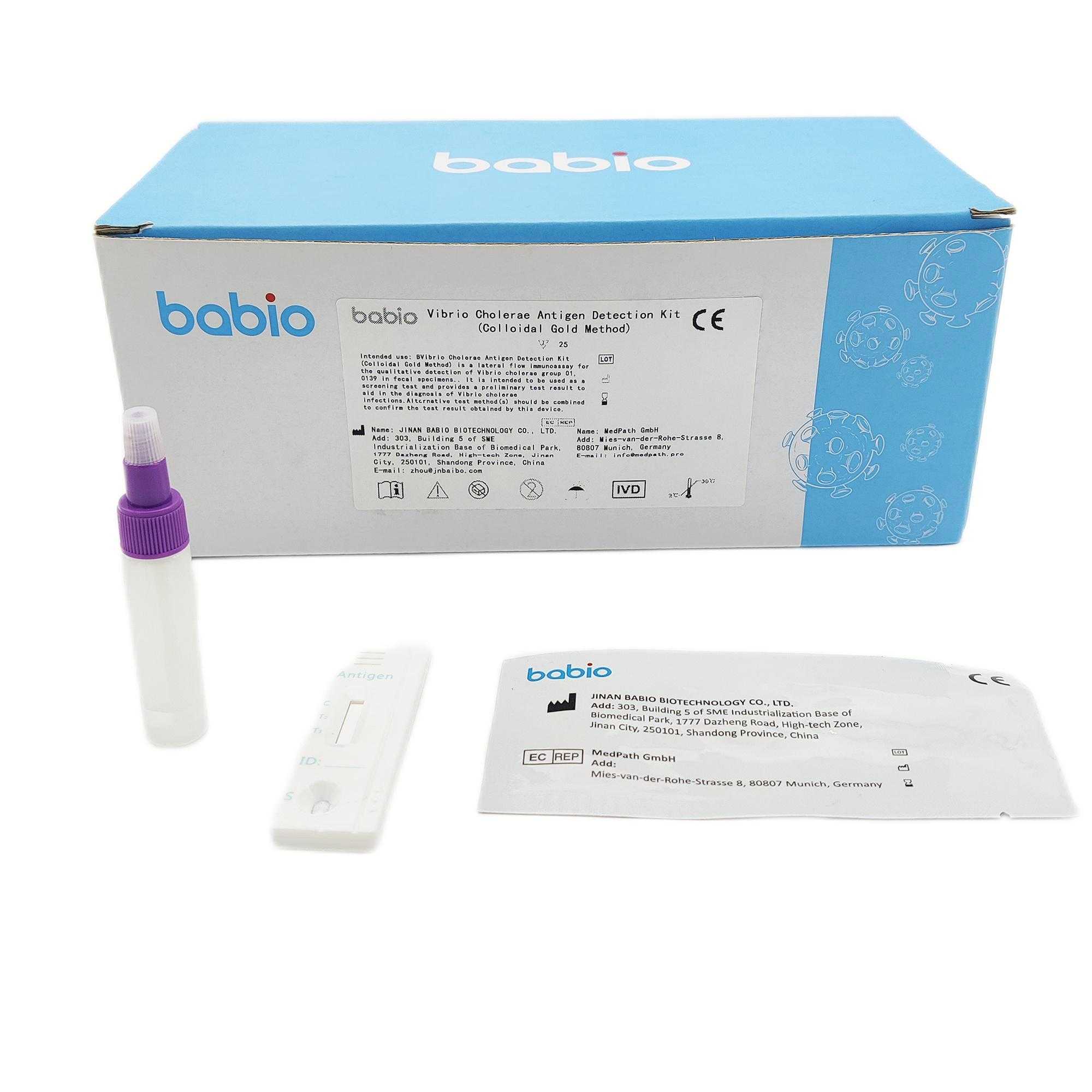 Kit Deteksi Antigen Vibrio Cholerae (Metode Emas Koloid)